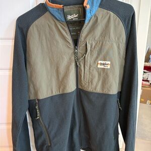 Howler Brothers Men's Olive and Navy Lightweight Jacket